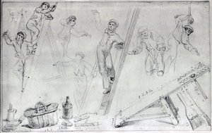 Illustration of Painting and Decorating by George Snr Scharf